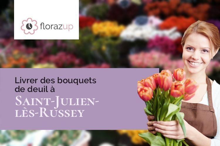 couronnes florales pour une crémation à Saint-Julien-lès-Russey (Doubs/25210)