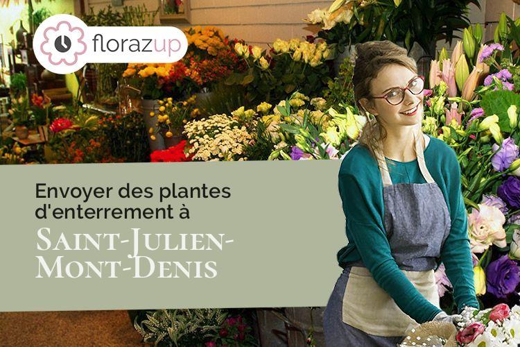 bouquets de fleurs pour des obsèques à Saint-Julien-Mont-Denis (Savoie/73870)