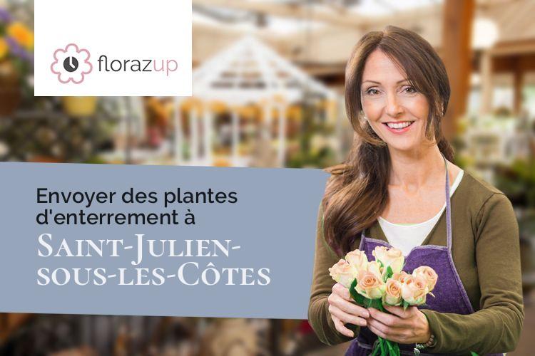 plantes pour un décès à Saint-Julien-sous-les-Côtes (Meuse/55200)