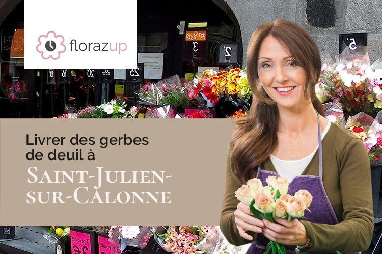 compositions florales pour une crémation à Saint-Julien-sur-Calonne (Calvados/14130)