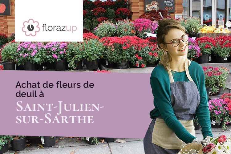 coeurs de fleurs pour une crémation à Saint-Julien-sur-Sarthe (Orne/61170)