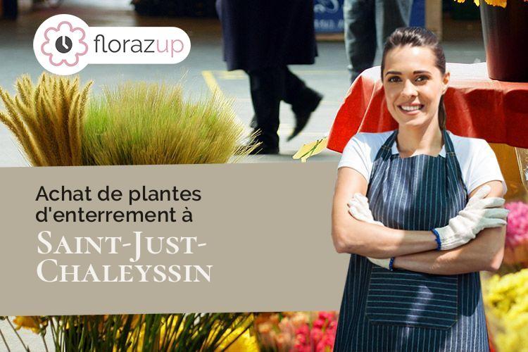 gerbes de fleurs pour des obsèques à Saint-Just-Chaleyssin (Isère/38540)