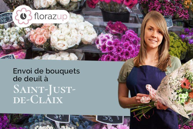 compositions de fleurs pour des funérailles à Saint-Just-de-Claix (Isère/38680)