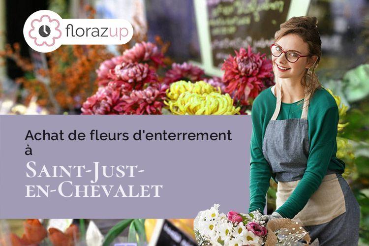 créations florales pour un décès à Saint-Just-en-Chevalet (Loire/42430)