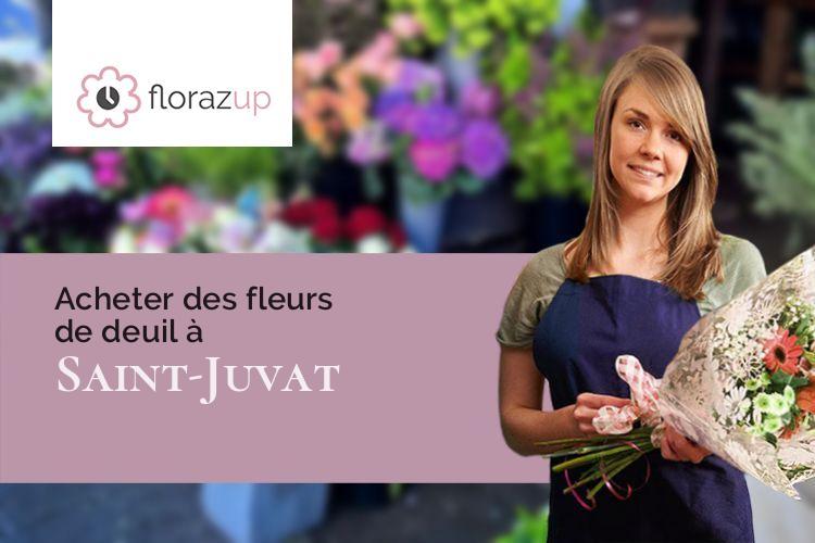 coeurs de fleurs pour une crémation à Saint-Juvat (Côtes-d'Armor/22630)