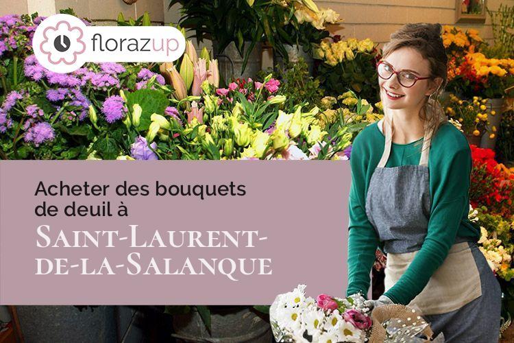 compositions de fleurs pour un décès à Saint-Laurent-de-la-Salanque (Pyrénées-Orientales/66250)