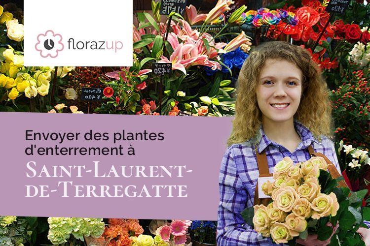 plantes pour des funérailles à Saint-Laurent-de-Terregatte (Manche/50111)