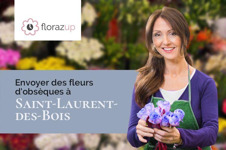 coupes de fleurs pour des funérailles à Saint-Laurent-des-Bois (Loir-et-Cher/41240)