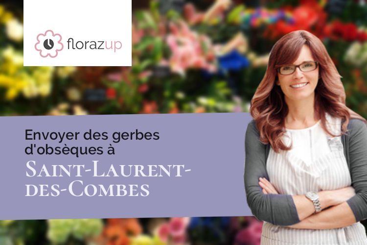 créations de fleurs pour des funérailles à Saint-Laurent-des-Combes (Gironde/33330)