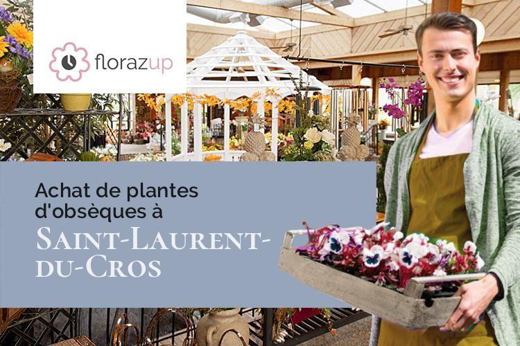 créations florales pour des funérailles à Saint-Laurent-du-Cros (Hautes-Alpes/05500)