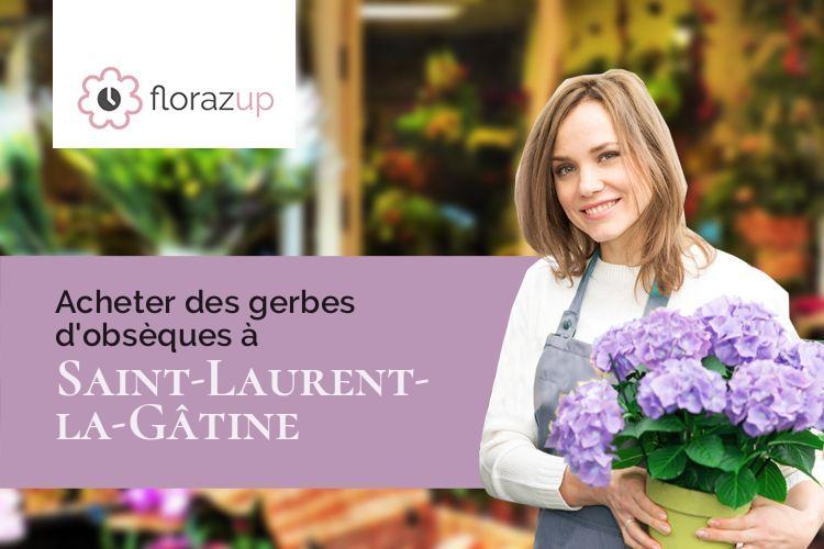 couronnes de fleurs pour un décès à Saint-Laurent-la-Gâtine (Eure-et-Loir/28210)