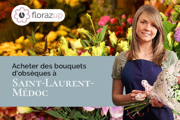 coupes de fleurs pour un deuil à Saint-Laurent-Médoc (Gironde/33112)