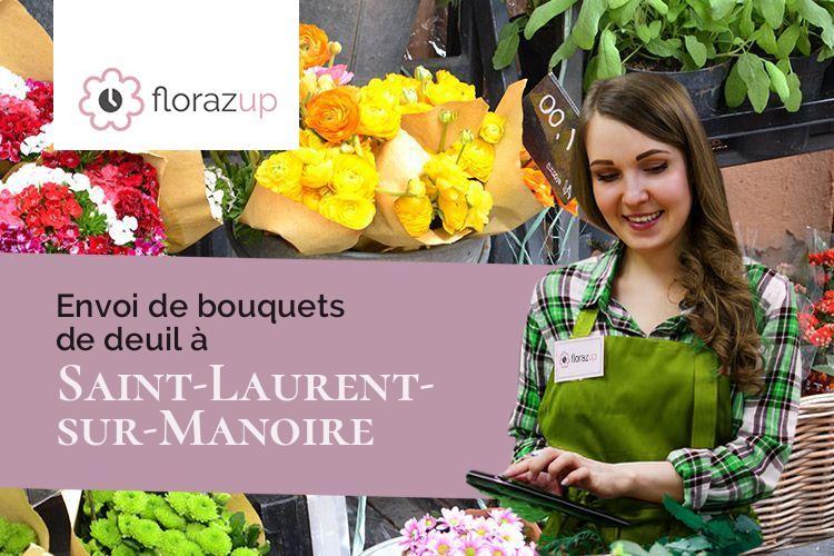 compositions florales pour un deuil à Saint-Laurent-sur-Manoire (Dordogne/24330)