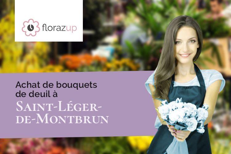 bouquets de fleurs pour un enterrement à Saint-Léger-de-Montbrun (Deux-Sèvres/79100)