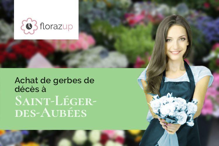gerbes de fleurs pour un deuil à Saint-Léger-des-Aubées (Eure-et-Loir/28700)