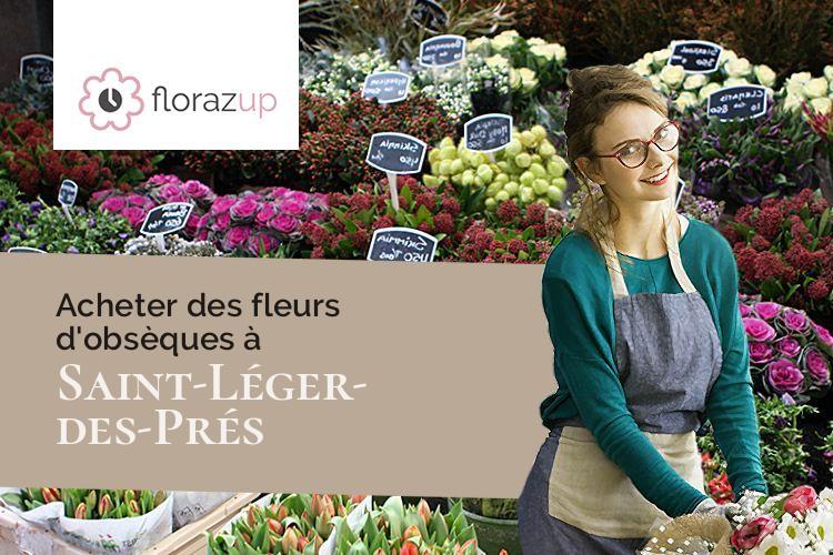 gerbes de fleurs pour un deuil à Saint-Léger-des-Prés (Ille-et-Vilaine/35270)