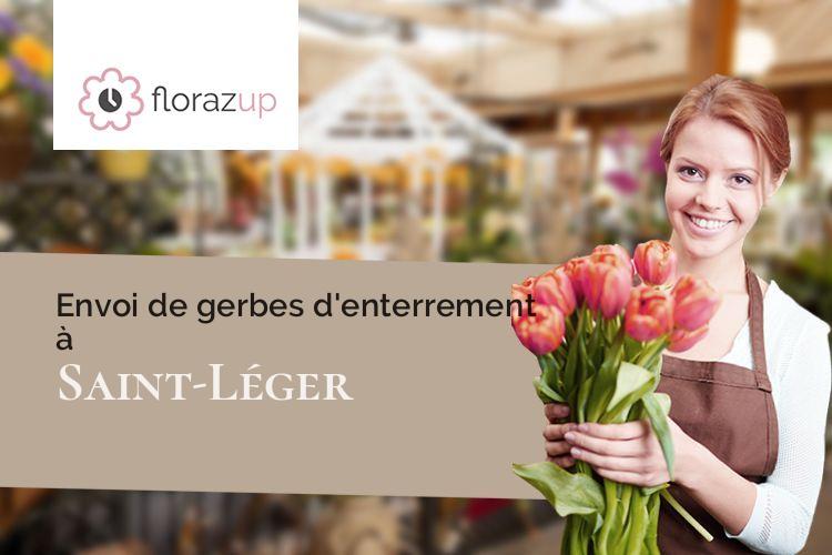 gerbes de fleurs pour des obsèques à Saint-Léger (Savoie/73220)