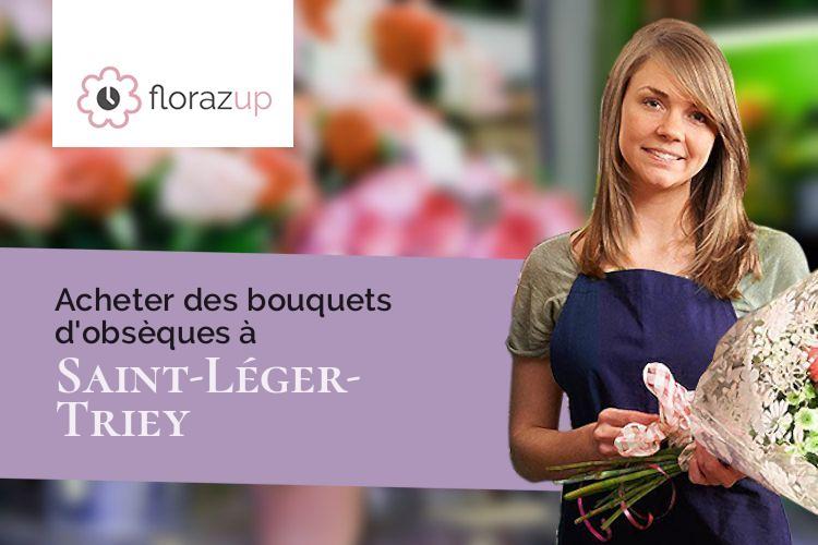 couronnes de fleurs pour un décès à Saint-Léger-Triey (Côte-d'Or/21270)