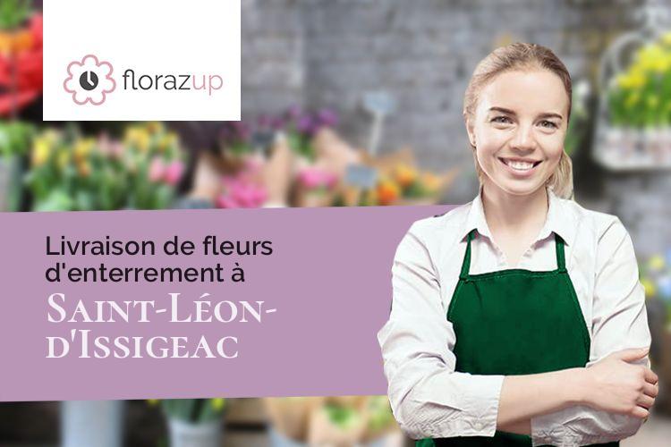 bouquets de fleurs pour une crémation à Saint-Léon-d'Issigeac (Dordogne/24560)