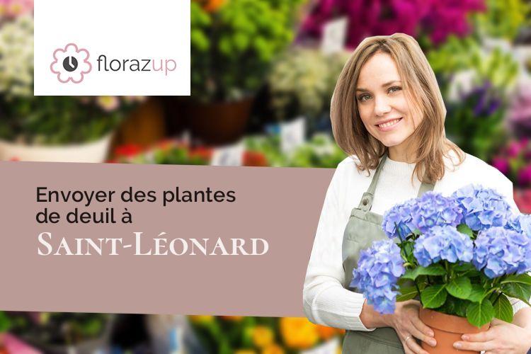 bouquets de fleurs pour des obsèques à Saint-Léonard (Seine-Maritime/76400)