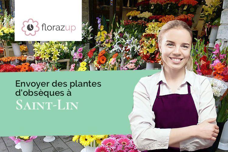 gerbes de fleurs pour un décès à Saint-Lin (Deux-Sèvres/79420)