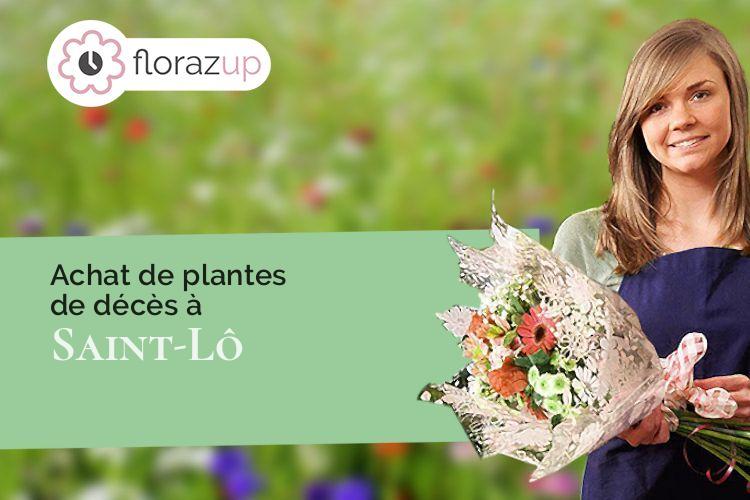 créations florales pour un enterrement à Saint-Lô (Manche/50000)