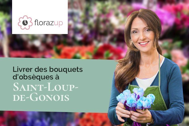 coupes de fleurs pour des funérailles à Saint-Loup-de-Gonois (Loiret/45210)
