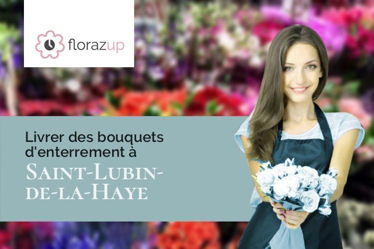 couronnes florales pour des funérailles à Saint-Lubin-de-la-Haye (Eure-et-Loir/28410)