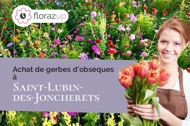 bouquets de fleurs pour des obsèques à Saint-Lubin-des-Joncherets (Eure-et-Loir/28350)