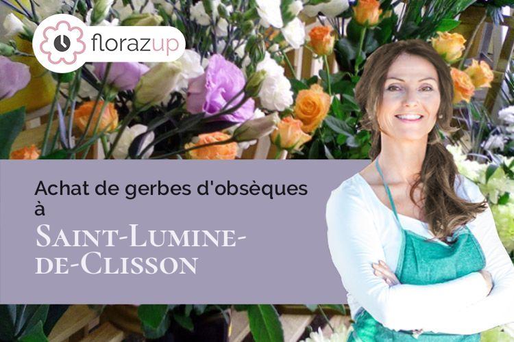 coupes de fleurs pour un enterrement à Saint-Lumine-de-Clisson (Loire-Atlantique/44190)