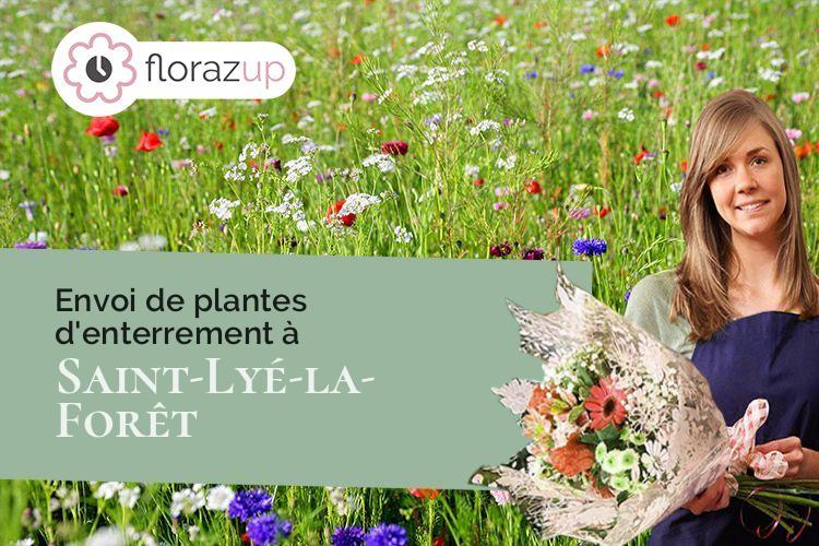 couronnes florales pour des obsèques à Saint-Lyé-la-Forêt (Loiret/45170)
