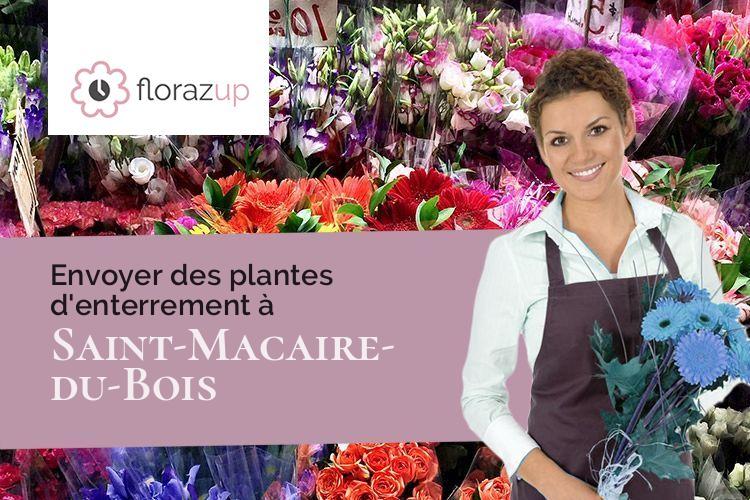 couronnes florales pour un décès à Saint-Macaire-du-Bois (Maine-et-Loire/49260)