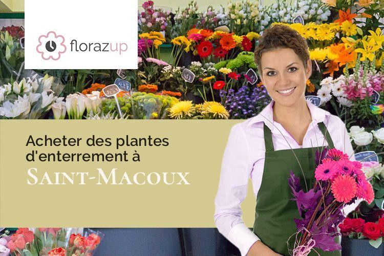 coupes de fleurs pour un enterrement à Saint-Macoux (Vienne/86400)