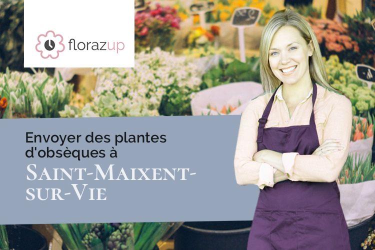 créations florales pour un enterrement à Saint-Maixent-sur-Vie (Vendée/85220)