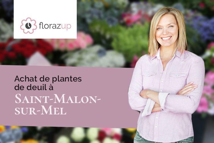 plantes pour des obsèques à Saint-Malon-sur-Mel (Ille-et-Vilaine/35750)