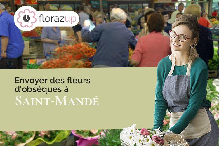 bouquets de fleurs pour une crémation à Saint-Mandé (Val-de-Marne/94160)