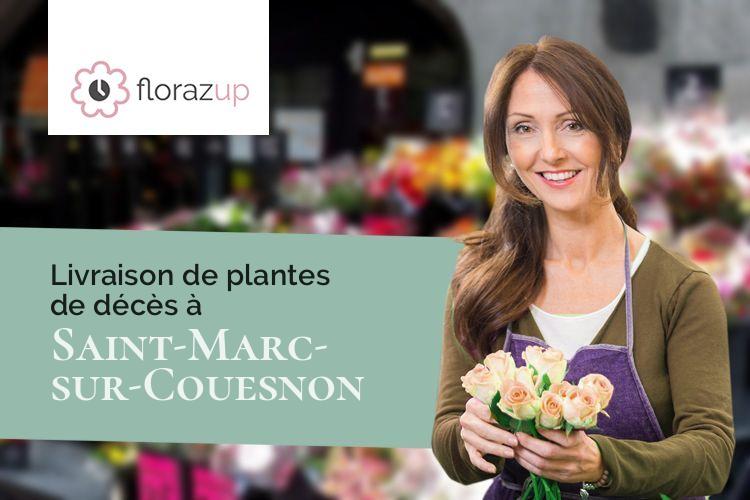 créations florales pour un deuil à Saint-Marc-sur-Couesnon (Ille-et-Vilaine/35140)