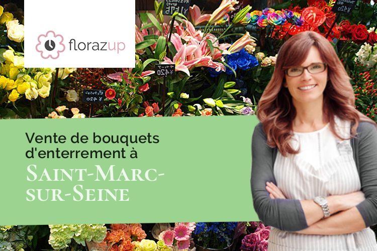 gerbes de fleurs pour une crémation à Saint-Marc-sur-Seine (Côte-d'Or/21450)