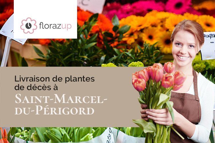coupes de fleurs pour un enterrement à Saint-Marcel-du-Périgord (Dordogne/24510)