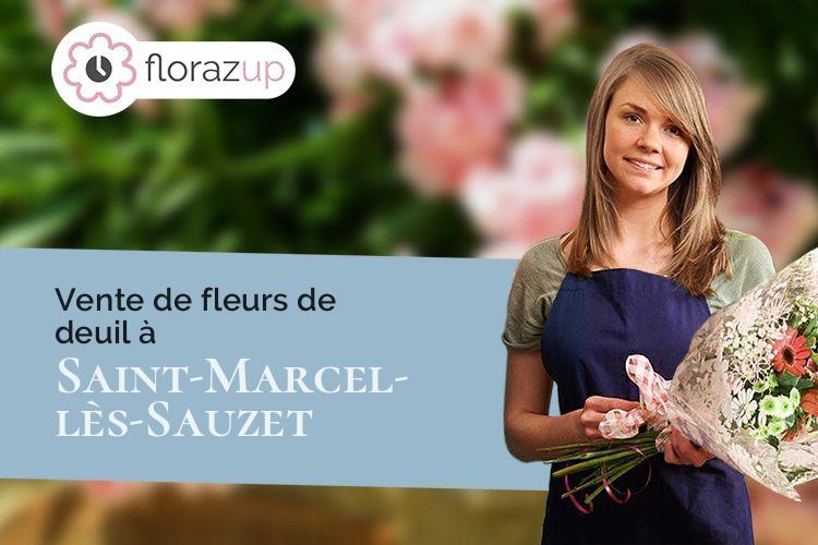 compositions florales pour des obsèques à Saint-Marcel-lès-Sauzet (Drôme/26740)