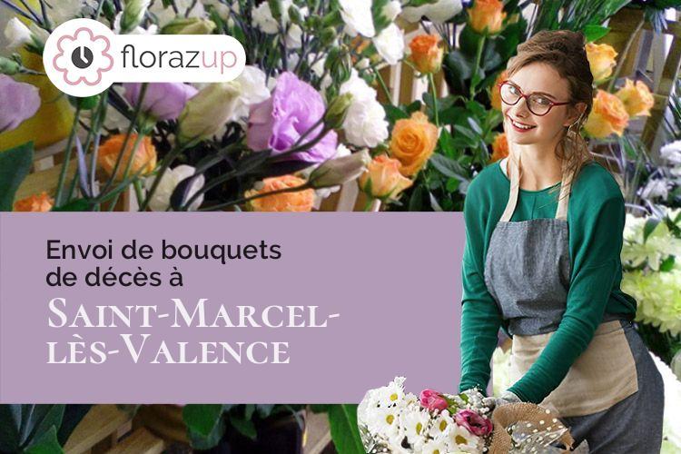 créations florales pour des obsèques à Saint-Marcel-lès-Valence (Drôme/26320)