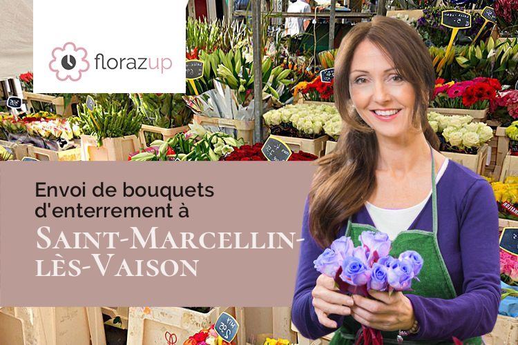 compositions de fleurs pour une crémation à Saint-Marcellin-lès-Vaison (Vaucluse/84110)