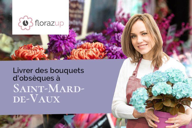 compositions florales pour un deuil à Saint-Mard-de-Vaux (Saône-et-Loire/71640)