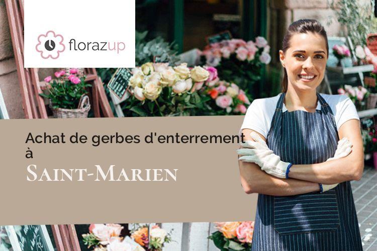 compositions de fleurs pour un décès à Saint-Marien (Creuse/23600)