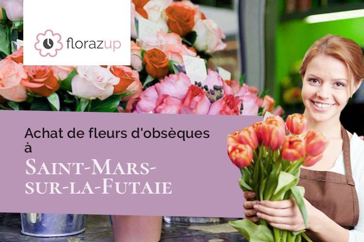bouquets de fleurs pour un enterrement à Saint-Mars-sur-la-Futaie (Mayenne/53220)