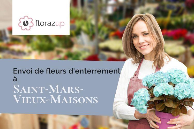 créations florales pour des obsèques à Saint-Mars-Vieux-Maisons (Seine-et-Marne/77320)