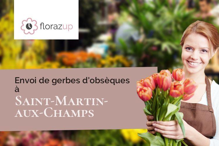 bouquets de fleurs pour un décès à Saint-Martin-aux-Champs (Marne/51240)