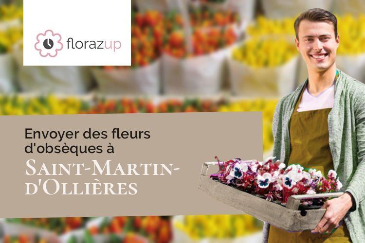 plantes pour un décès à Saint-Martin-d'Ollières (Puy-de-Dôme/63580)