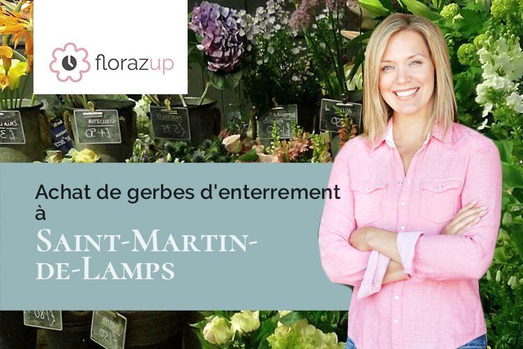 compositions de fleurs pour un décès à Saint-Martin-de-Lamps (Indre/36110)
