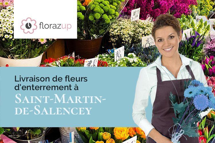 coupes de fleurs pour des obsèques à Saint-Martin-de-Salencey (Saône-et-Loire/71220)